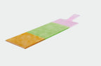 Artisano Platter Lang Large 58x15 Green, Pink & Yellow