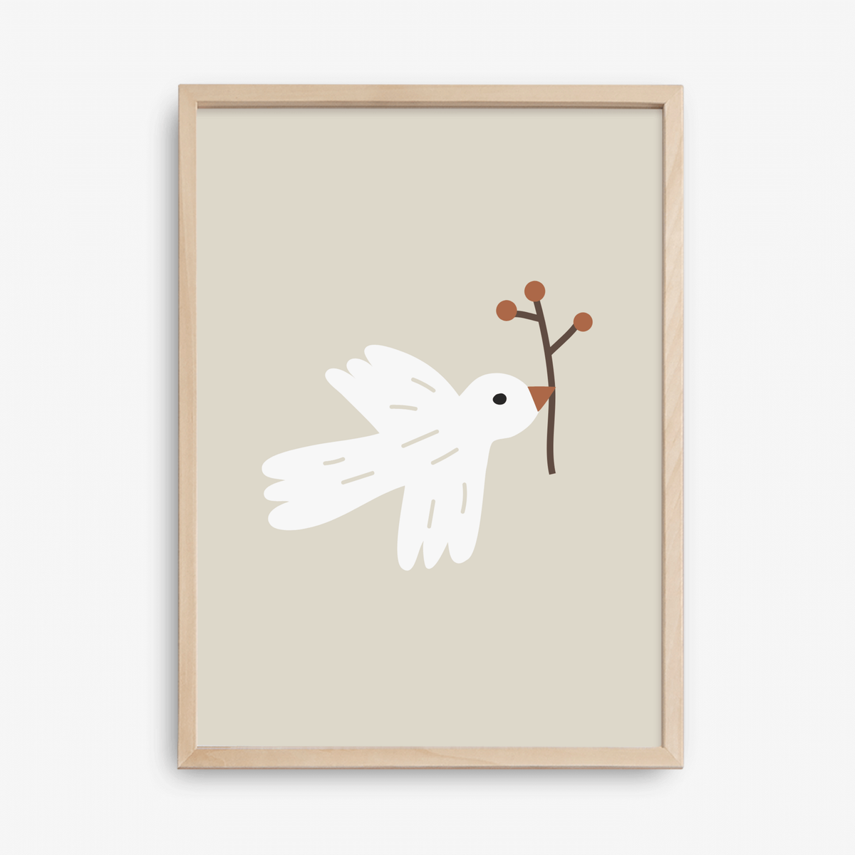 Little Birdie Poster - Haver, Eco-papier en verpakking