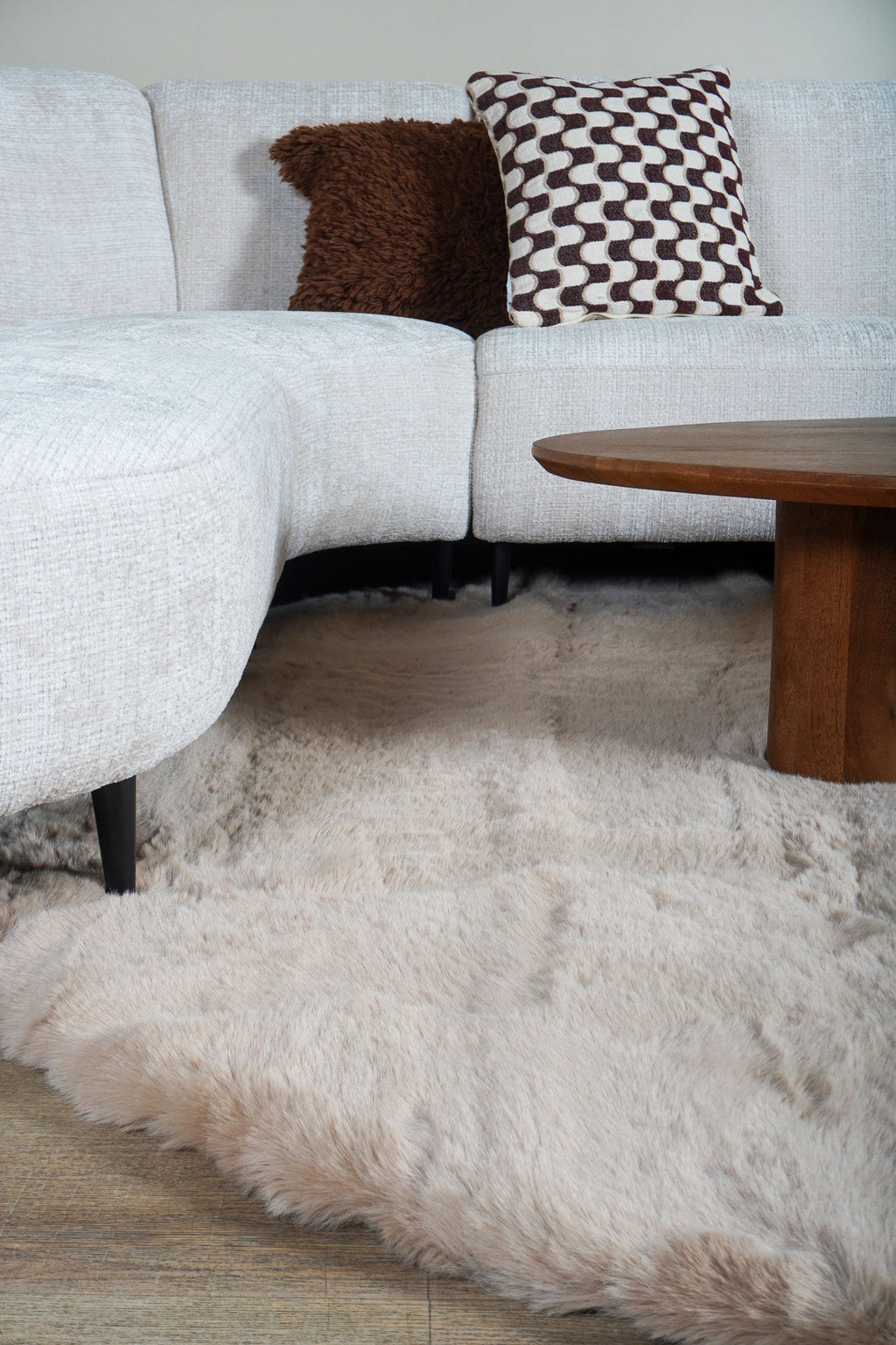 Vloerkleed Morbido Sand - Organisch 200 x 280 cm