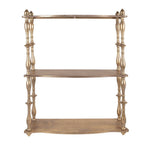 Wandrek 60x22x76 cm Goudkleurig Metaal