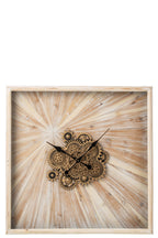 J-Line Wandklok - MDF - lichtbeige - large