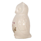 Decoratie Beeld Uil 11x10x17 cm Beige Roze Keramiek