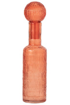 J-Line decoratie Fles - glas - oranje - large