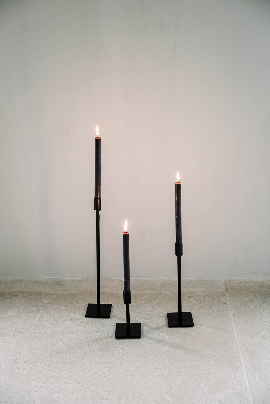 Leeff Candle Holder Cleo black L