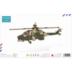 Bouwpakket Apache Helikopter-hout- kleur
