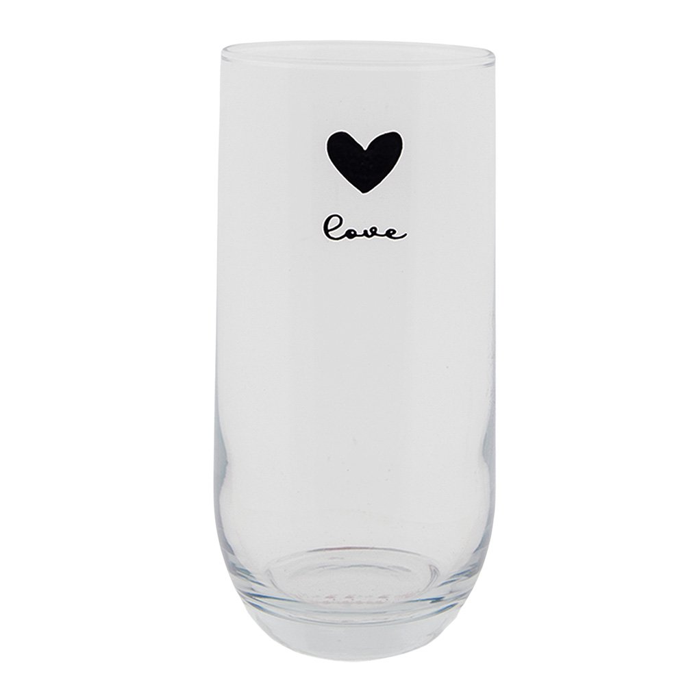 Waterblas 280 ml Glas Hart Longdrinkglas