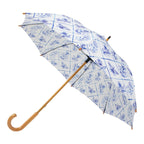 Paraplu Delfts blauw 105cm