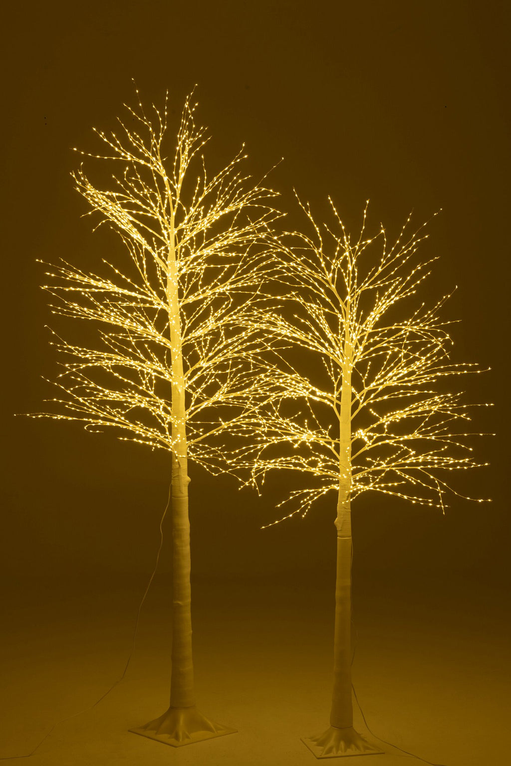 J-Line decoratie Boom 2000 Led - metaal - wit - L