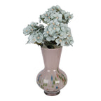 Vaas Ø 10x23 cm Roze Glas