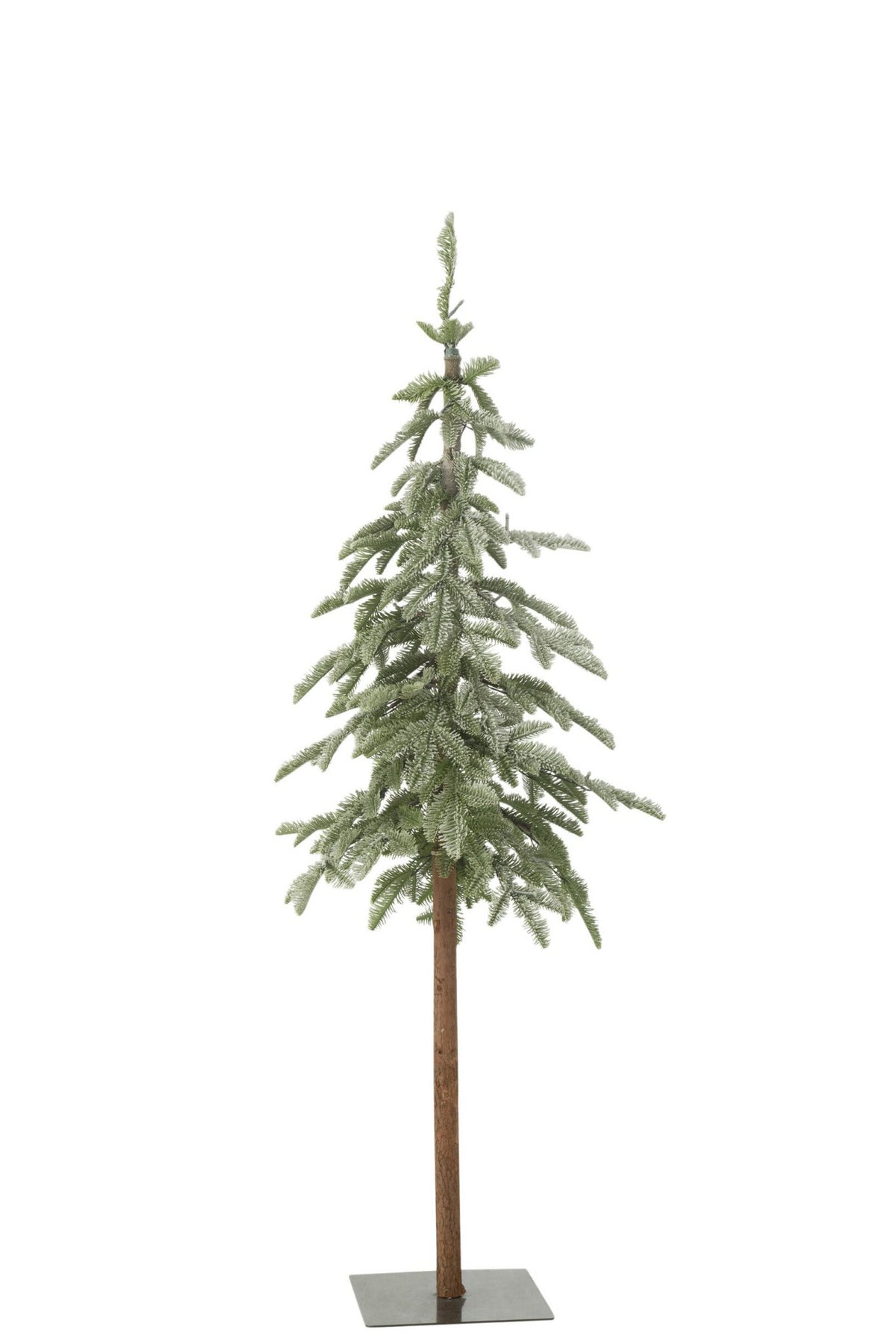 J-Line Kerstboom C+Led Kunststof Sneeuw Groen Small