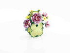Bouwpakket 3D Model DIY Bloemenmand Magneet- gekleurd- metaal