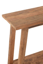 J-Line Console Vierkant Gerecycleerd Hout Naturel