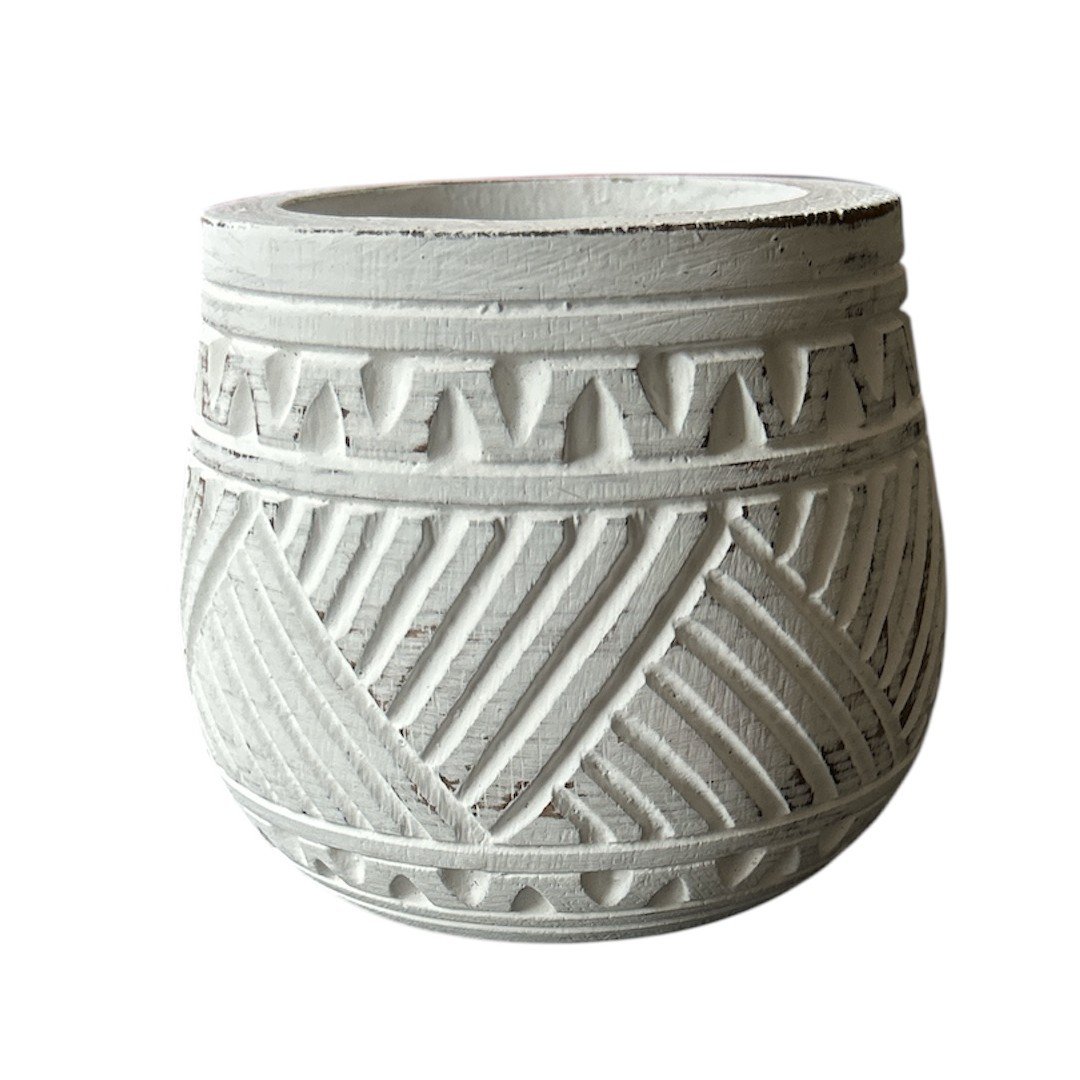 Houten pot Amed
