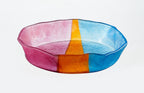Artisano Bowl Plaat S 22x4 Blue, Magenta & Orange