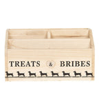 Tijdschriftenhouder Bruin, Hout 28x12x15 cm
