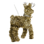 Kersthanger Hert 17x5x13 cm Goudkleurig Kunststof