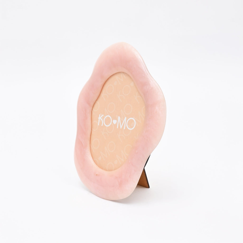 Roze organische vorm hars fotolijst 5x7 inch decor