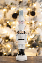 Kerstdecoratie Notenkraker 33 cm Wit Polyresin