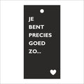 Cadeaukaartjes - Je bent precies goed zo - 20 stuks