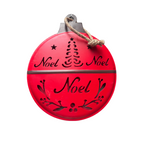 Iron Flat Christmas Ball: Noël L