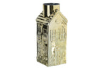 J-Line vaas Huis - glas - goud - large