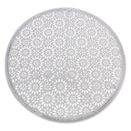 Bistroset Bistrotafel Bistrostoel 3-delig Ø 60x70 / 50x40x93 cm Wit Metaal