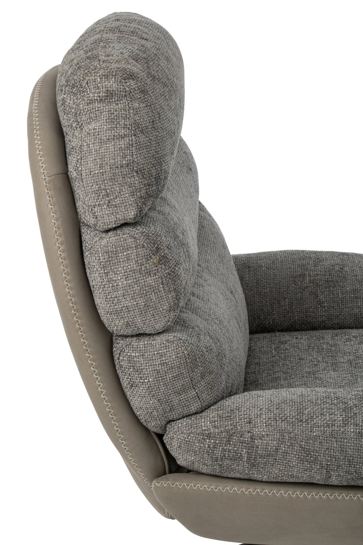 J-Line Fauteuil - metaal - grijs