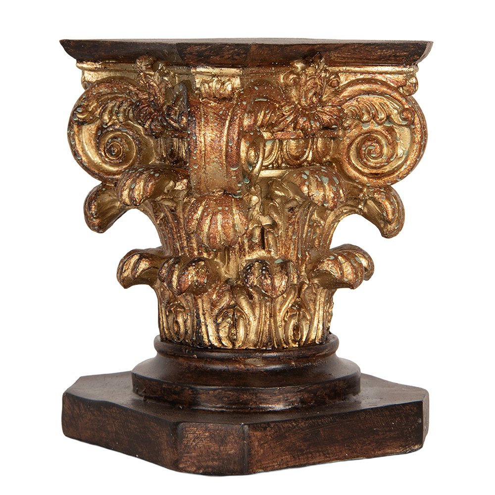 Plantentafel 12x12x16 cm Bruin Kunststof