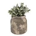 Bloempot Ø 14x13 cm Grijs Beige Terracotta