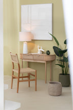 J-Line Stoel Lap Beukenhout/Touw Naturel