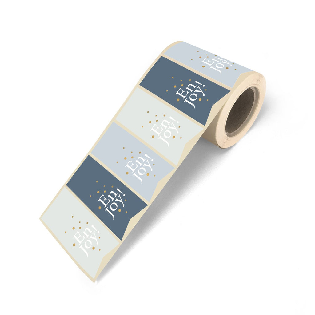 Enjoy vaantjes fall '23 cadeaustickers op rol - 500 stuks