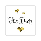 Für Dich - wensetiket - rol van 500 stuks