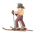 Decoratie Beeld 31x3x27 cm Bruin Hout