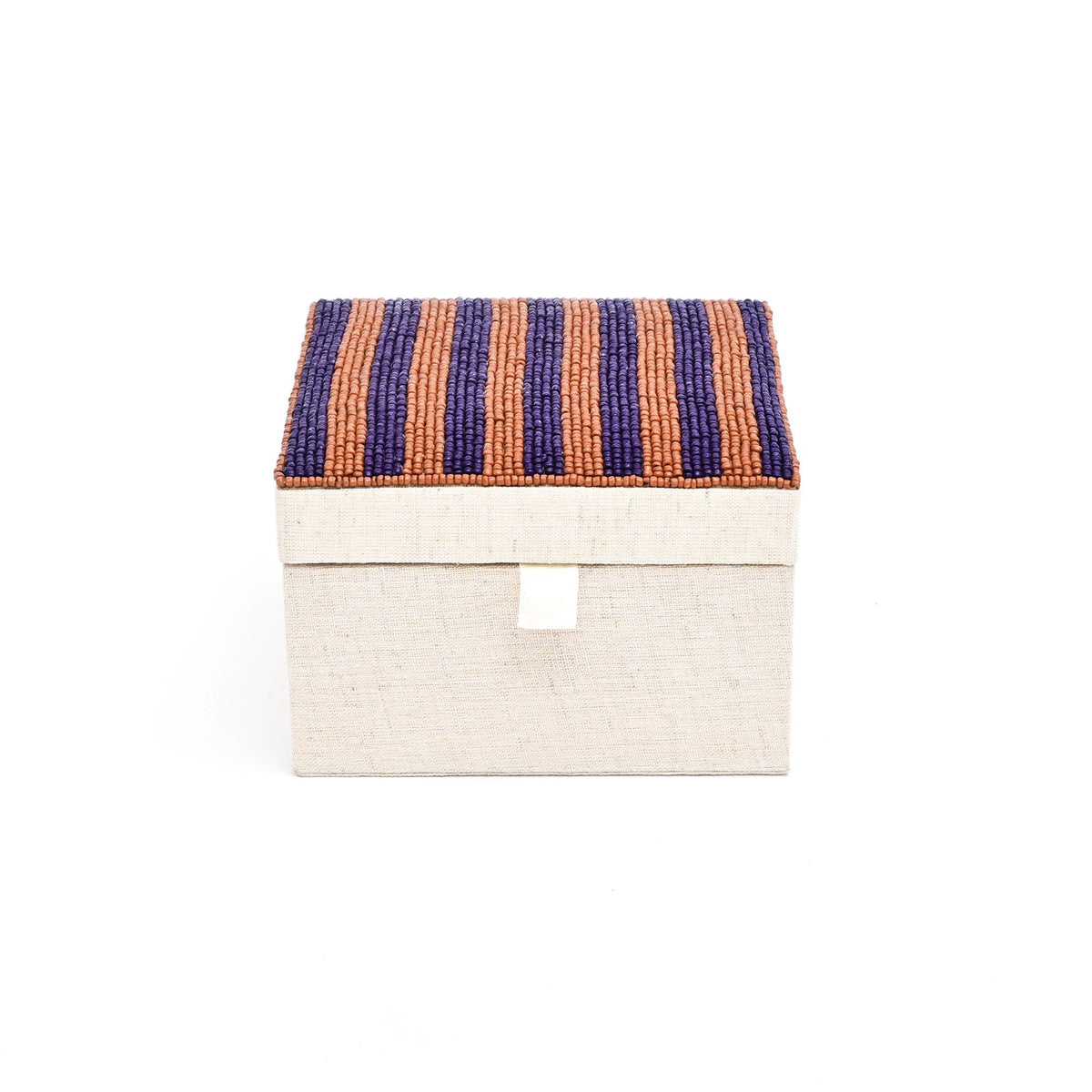 Keepsake Box - Klassieke charme met veelkleurige kralen - 5×5×3 Inch