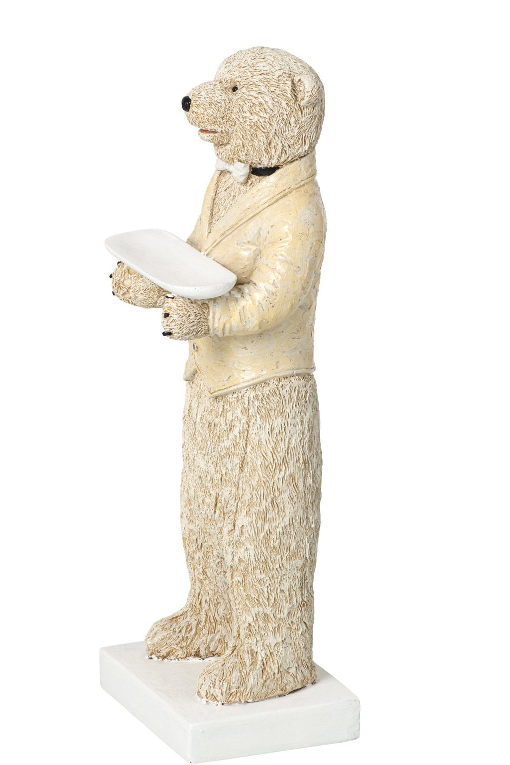 J-Line Beer als ober - polyresin - beige/gebroken wit - large