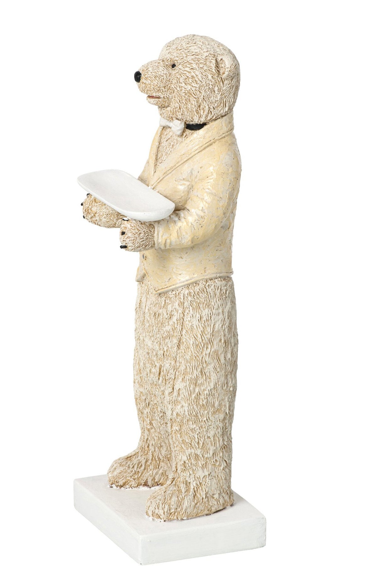 J-Line Beer als ober - polyresin - beige/gebroken wit - large