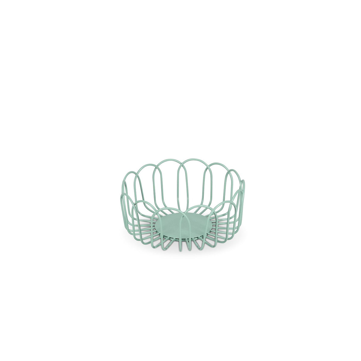 Draadmand 16xh7cm groene flores