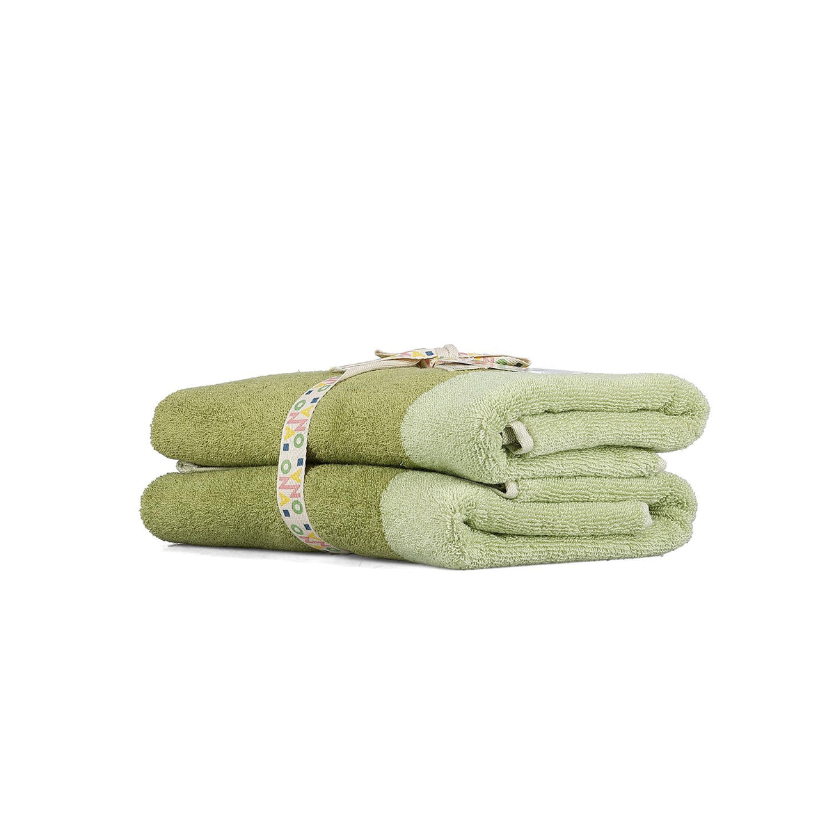 Badhanddoek 50x100cm pistachegroen Pixie - Set van 2