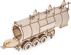 Eco Wood Art (EWA) 3D Houten Puzzel Tank Semitrailer for Truck Road King, 3410, 39,7x10,8x20cm