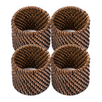 Servetringen Rattan - SET/4 - 4,5x5 cm