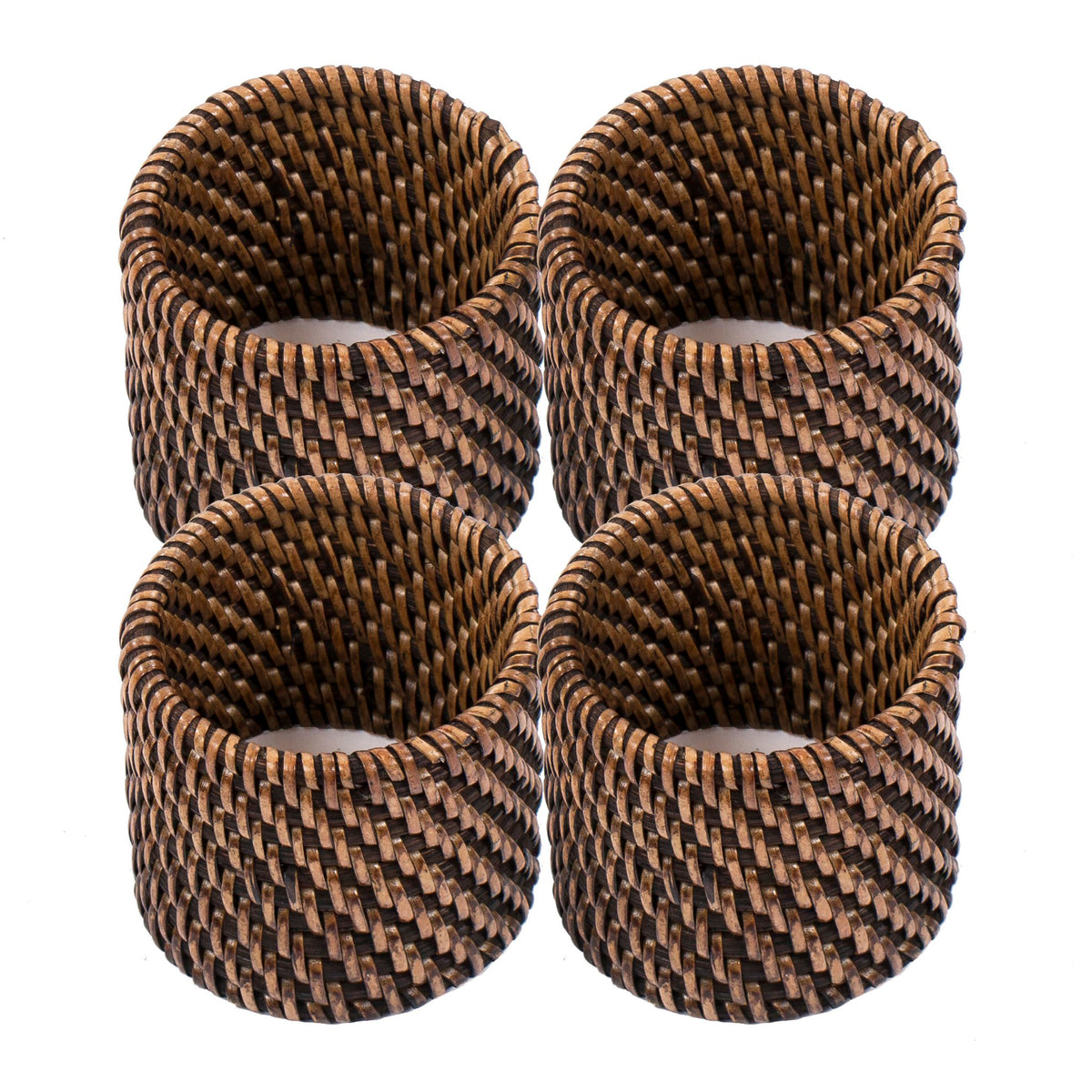 Servetringen Rattan - SET/4 - 4,5x5 cm
