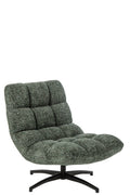 J-Line Gestoffeerde chaise longue - stof - smaragdgroen