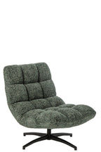 J-Line Gestoffeerde chaise longue - stof - smaragdgroen