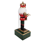 Muziekdoos Notenkraker 12x9x30 cm Groen Hout