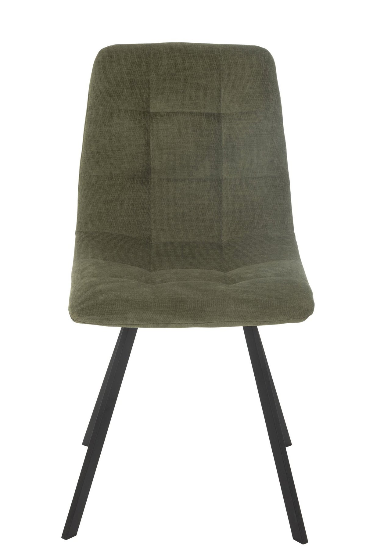 J-Line Eetstoel Clark Metaal/Polyester Groen