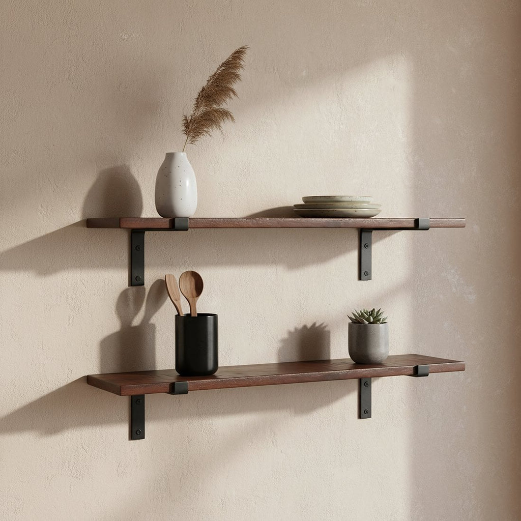 Factory wandplank - FSC gerecycled hout - 80 cm of 120 cm