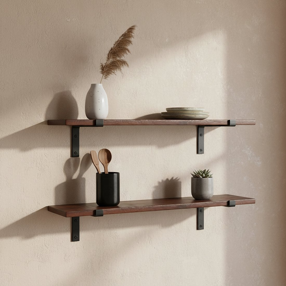 Factory wandplank - FSC gerecycled hout - 80 cm of 120 cm