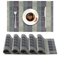 Eetplacemats – Hittebestendig Bamboe – 45x30 cm, 6-Pack