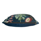 Kussen fluweel charming papegaaien groen blauw 45x45cm*