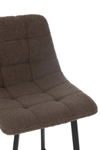 J-Line Barstoel Kent Metaal/Polyester Bruin